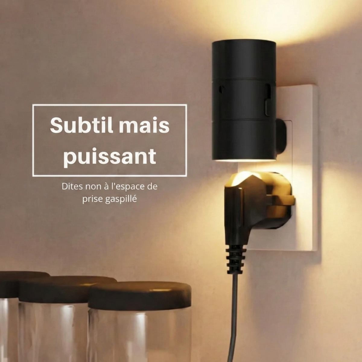 Jetta Veilleuse Prise avec Capteur Crépusculaire – AutoLumi™