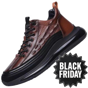 Chaussures de loisirs italiennes en crocodile imprimé avec coussin d'air pour hommes - JettaCroc™ - [BLACK FRIDAY] - [ACHETEZ 1, RECEVEZ 2]