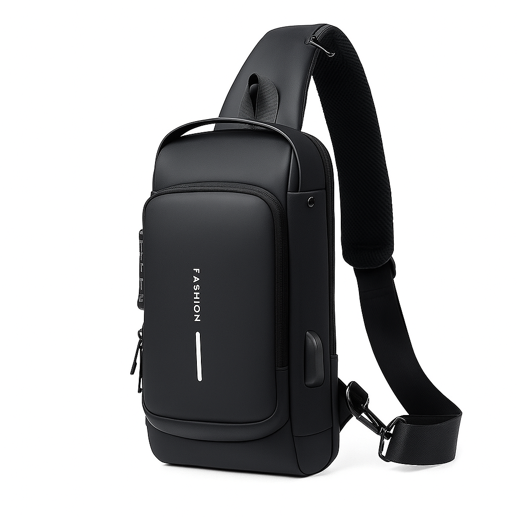 BagShoulder™ – Sac à Bandoulière Antivol avec Code et Port USB [ACHETEZ-EN 1, OBTENEZ-EN 2]