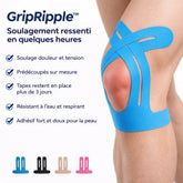 Kinesiotape Pré-découpée pour le Genou – GripRipple™