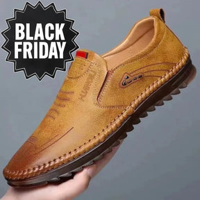 Mocassins à enfiler en cuir pour hommes - [BLACK FRIDAY] - [ACHETEZ 1, RECEVEZ 2]