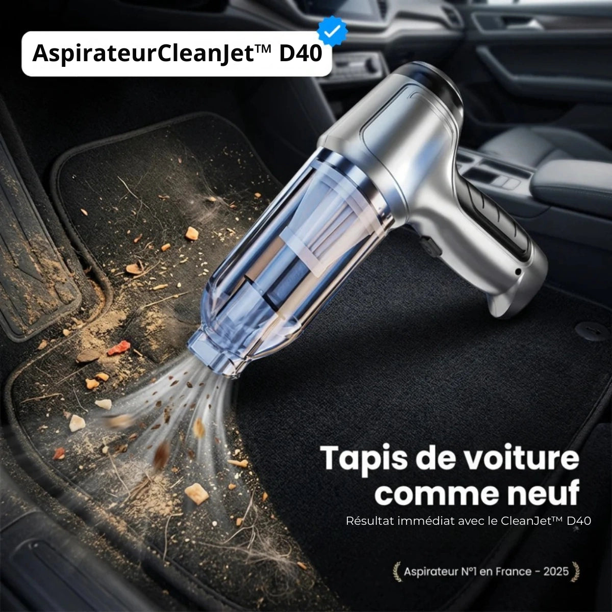 Jetta | Aspirateur Voiture Sans Fil – CleanJet™ D40