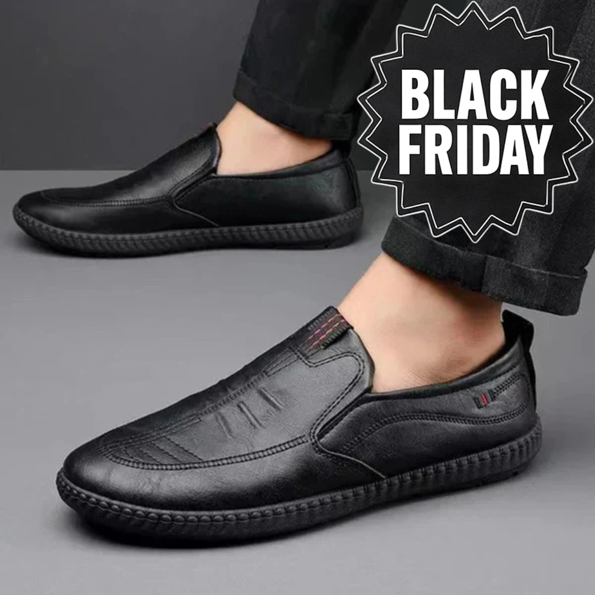 Mocassin en cuir décontractées à enfiler pour hommes - [BLACK FRIDAY] - [ACHETEZ 1, RECEVEZ 2]