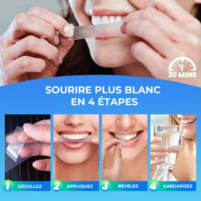 Bandes Blanchissantes Dentaires 5D White LumiJetta™ – Un Sourire Éclatant en Quelques Jours