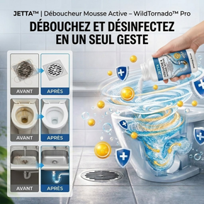 Jetta | Déboucheur Mousse Active – WildTornado™ Pro (DERNIÈRES UNITÉS)