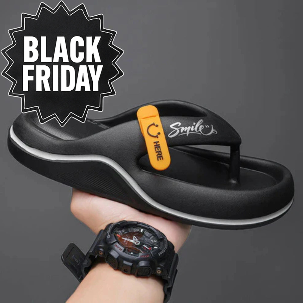 Pantoufle orthopédique Jetta Smile™️ - Confort maximum pour vos pieds - [BLACK FRIDAY] - [ACHETEZ 1, RECEVEZ 2]