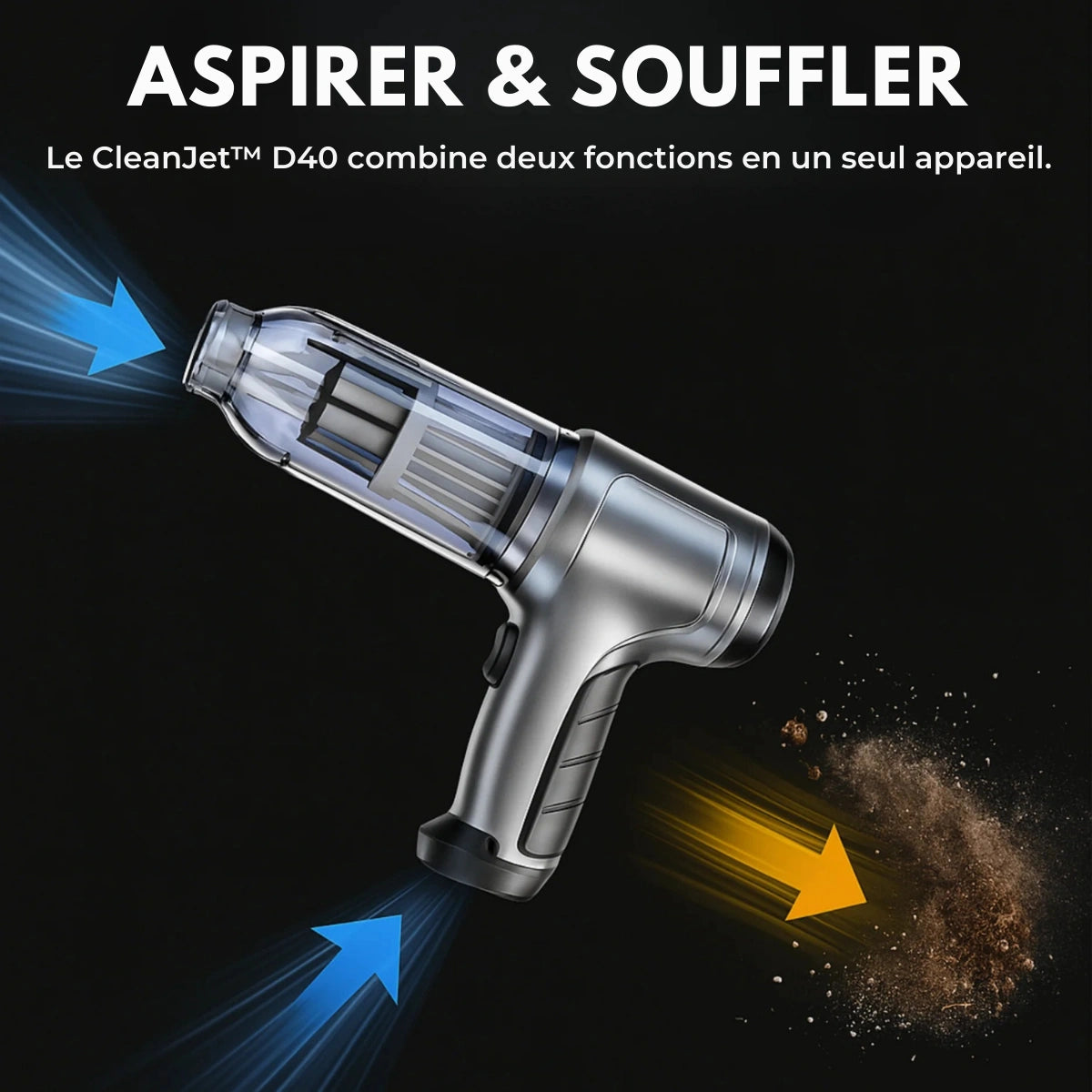 Jetta | Aspirateur Voiture Sans Fil – CleanJet™ D40