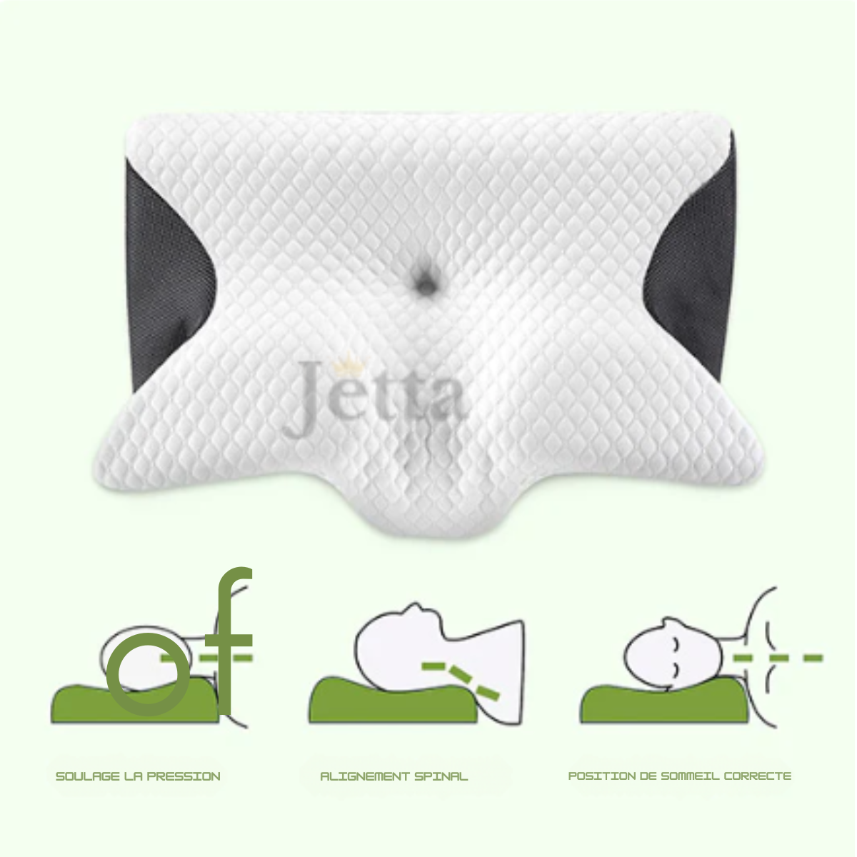 Papillon Confort Cervical – Mémoire de Forme -[ACHETEZ 1, RECEVEZ 1 GRATUIT]