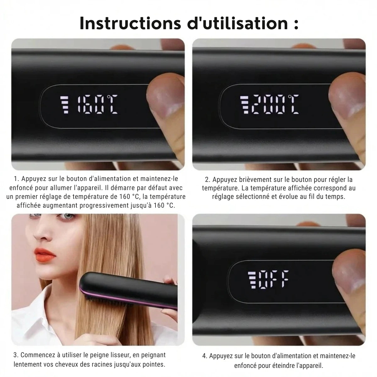 Jetta | Brosse coiffante pour cheveux courts – VolumeLift™
