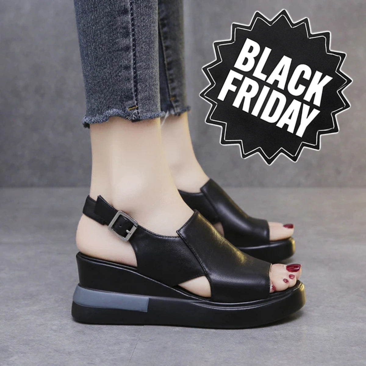 Sandales Orthopédiques Wendy ConfortMax - [BLACK FRIDAY] - [ACHETEZ 1, RECEVEZ 2]