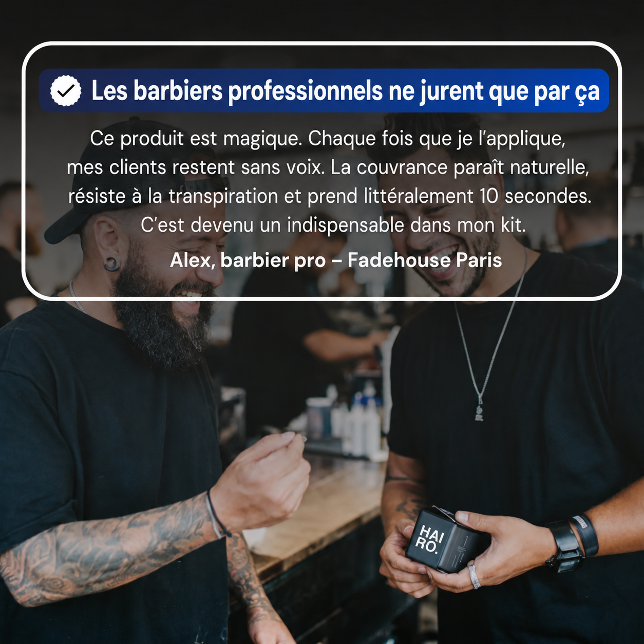 HairFill™ | Poudre Densifiante Effet Cheveux Naturels