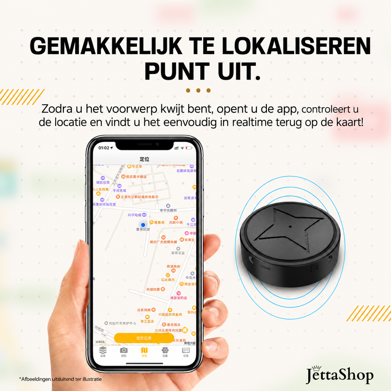Mini GPS-tracker - TrackJetta™