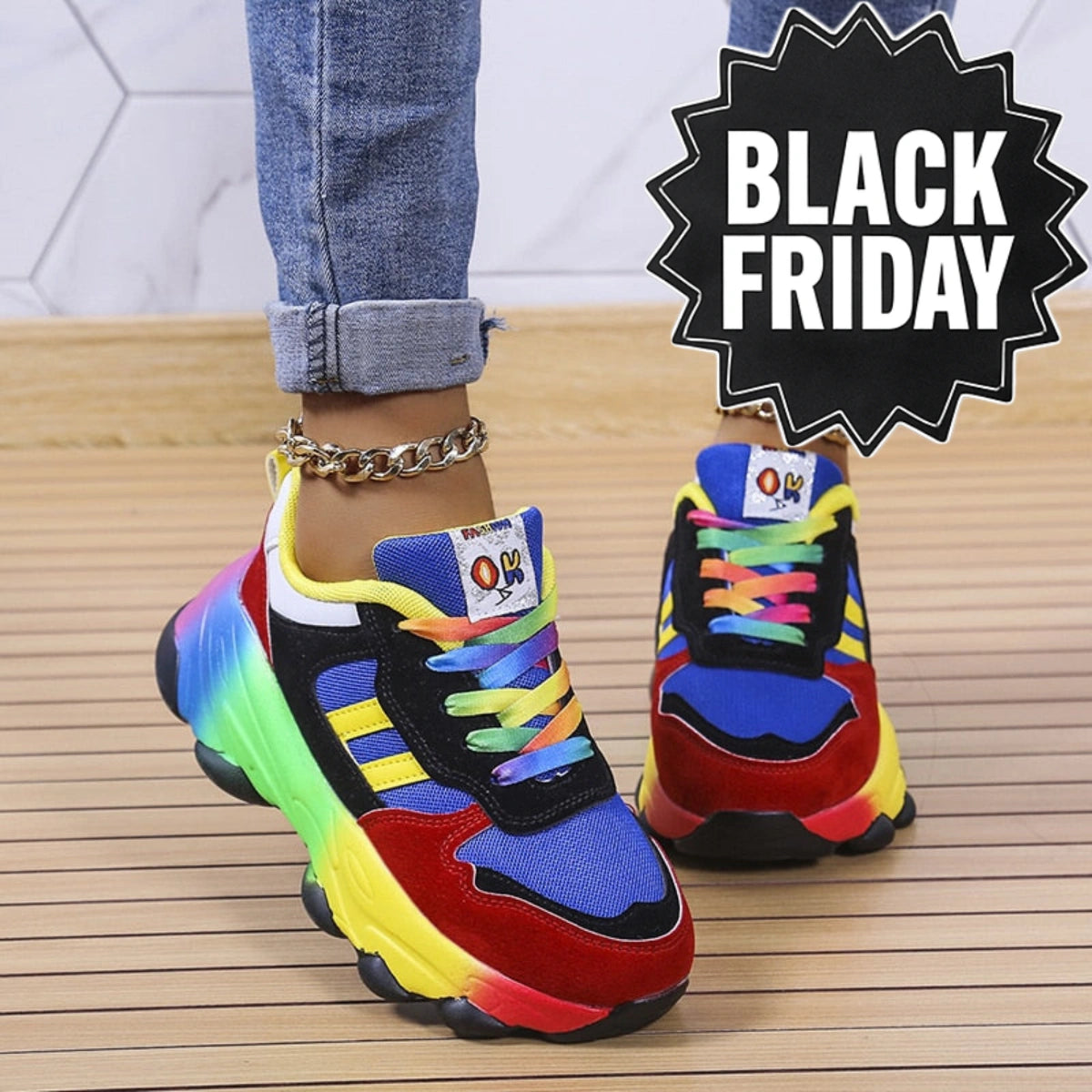 Baskets Orthopédiques Colorées - [BLACK FRIDAY] - [ACHETEZ 1, RECEVEZ 2]