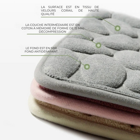 Tapis Antidérapants avec Absorption d'Eau