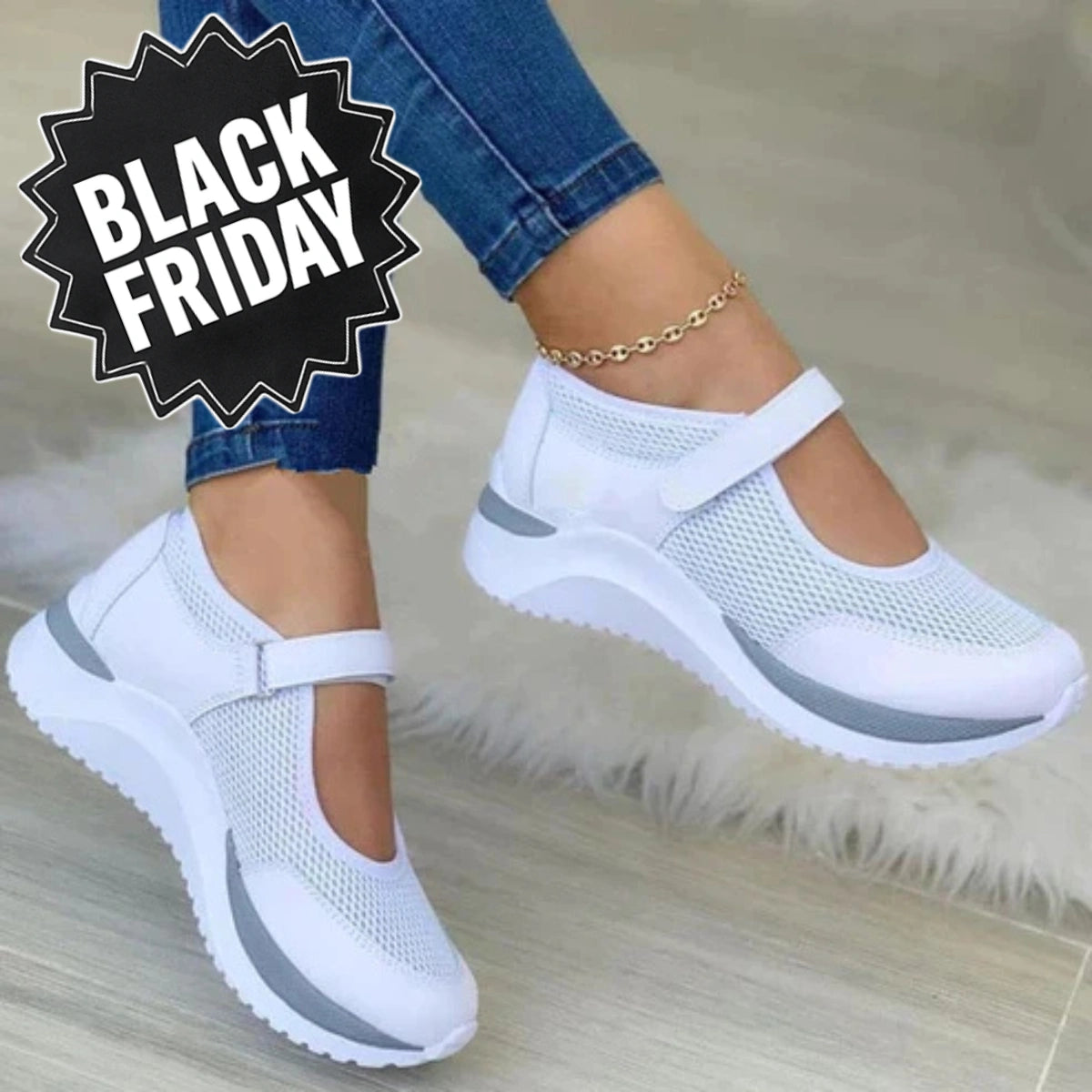 Chaussures Orthopédiques Leila Confort+ Semelles Épaisses - [BLACK FRIDAY] - [ACHETEZ 1, RECEVEZ 2]