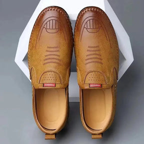 Mocassins à enfiler en cuir pour hommes - [STOCK LIMITÉ]